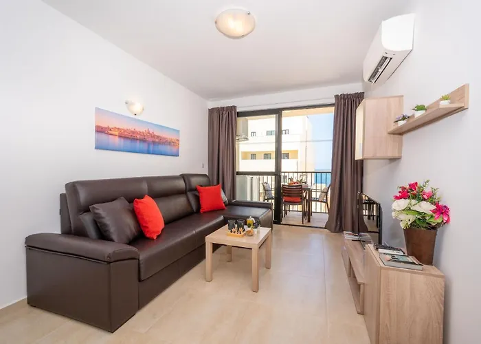 Sea Bliss With Terrace Just Off Seafront In - By Getawaysmalta *